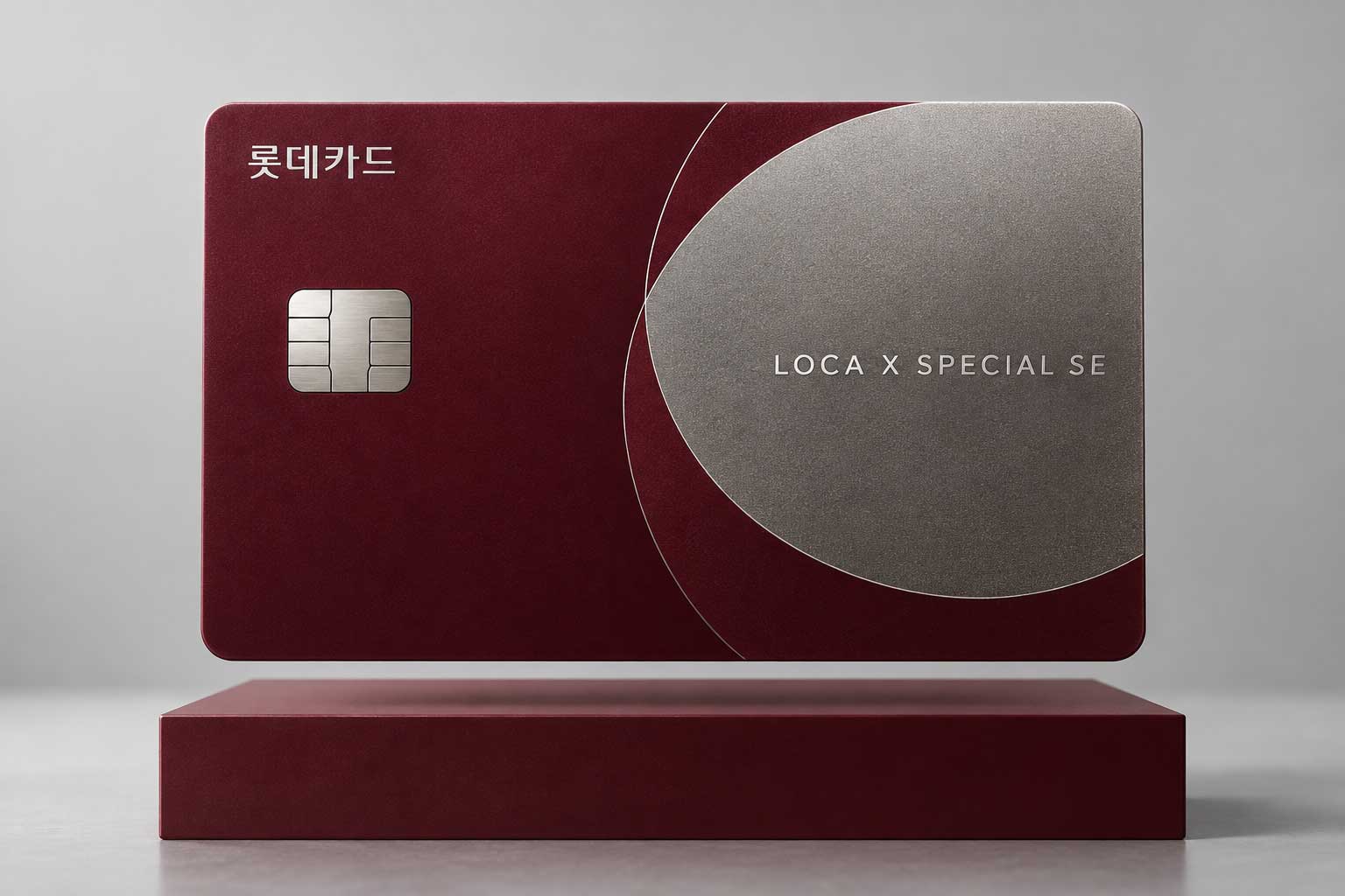 LOTTE CARD · LOCA X SPECIAL SE 카드 혜택 안내를 위한 카드 디자인